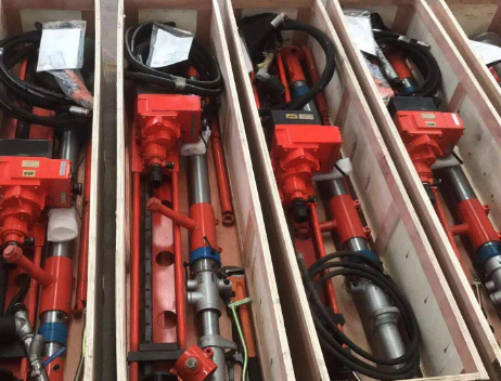 氣動架柱式鉆機現貨發，輕便探水鉆機找啟睿